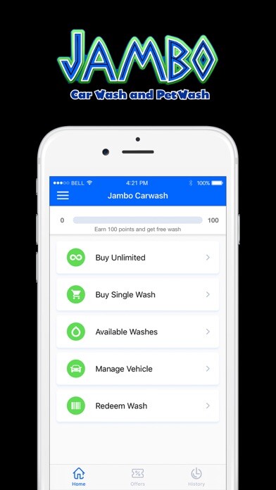 Emulate iPhone app Jambo Carwash and Petwash using MyAndroid