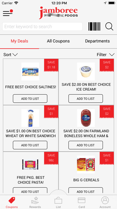Emulate iPhone app Jamboree Foods KS using MyAndroid Emulate iPhone app Jamboree Foods KS using MyAndroid