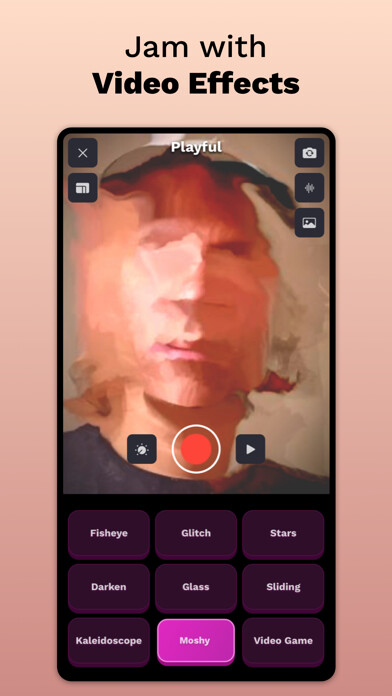 Emulate iPhone app Jam Cam – Video FX using MyAndroid