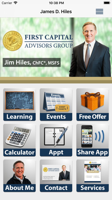 Emulate iPhone app James D. Hiles using MyAndroid Emulate iPhone app James D. Hiles using MyAndroid