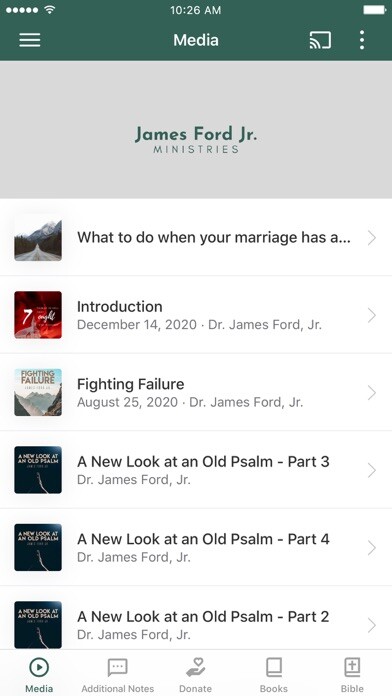 Emulate iPhone app James Ford Jr. (Christ Bible) using MyAndroid Emulate iPhone app James Ford Jr. (Christ Bible) using MyAndroid