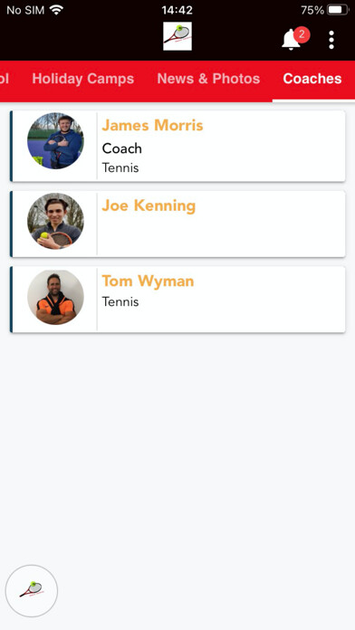 Emulate iPhone app James Morris Tenis Coaching using MyAndroid Emulate iPhone app James Morris Tenis Coaching using MyAndroid