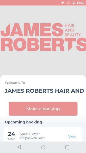 Run android online APK JAMES ROBERTS HAIR AND BEAUTY from MyAndroid or emulate JAMES ROBERTS HAIR AND BEAUTY using MyAndroid
