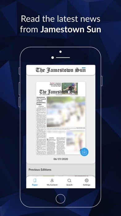 Emulate iPhone app Jamestown Sun E-paper using MyAndroid Emulate iPhone app Jamestown Sun E-paper using MyAndroid
