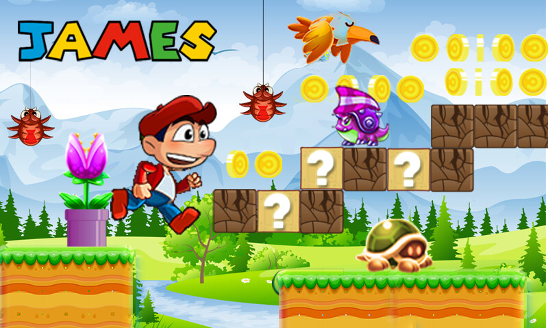 Run android online APK James World - Super Adventure 2021 from MyAndroid or emulate James World - Super Adventure 2021 using MyAndroid