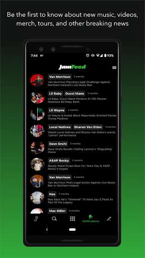 Run android online APK JamFeed from MyAndroid or emulate JamFeed using MyAndroid