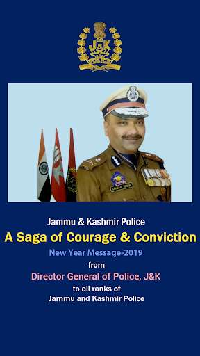 Run android online APK Jammu and Kashmir Police New Year Message 2019 from MyAndroid or emulate Jammu and Kashmir Police New Year Message 2019 using MyAndroid