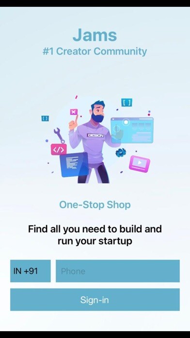 Emulate iPhone app Jams-App using MyAndroid