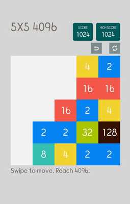 Emulate Android APK Jams number puzzle:5x5 4096 Emulate Android APK Jams number puzzle:5x5 4096