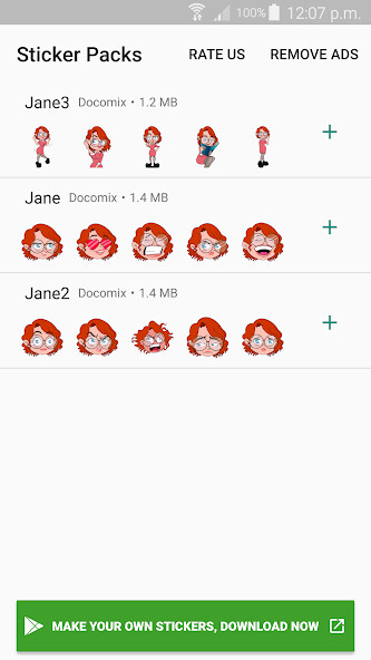 Run android online APK Jane Stickers - WAStickerApps from MyAndroid or emulate Jane Stickers - WAStickerApps using MyAndroid