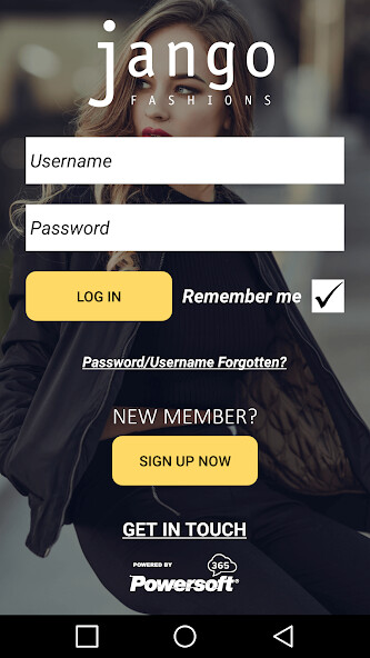 Emulate iPhone app Jango Fashion using MyAndroid