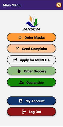 Run android online APK JanSeva from MyAndroid or emulate JanSeva using MyAndroid