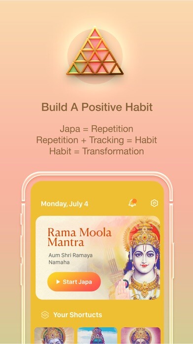 Emulate iPhone app Japa 108 - Counter & Tracker using MyAndroid Emulate iPhone app Japa 108 - Counter & Tracker using MyAndroid