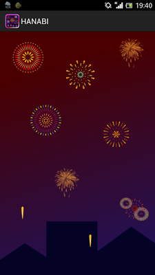 Emulate Android APK Japanese Fireworks -HANABI-