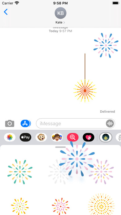 Emulate iPhone app Japanese fireworks using MyAndroid