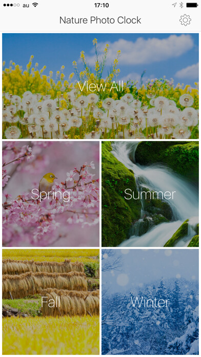 Emulate iPhone app Japanese Nature Photo Clock using MyAndroid Emulate iPhone app Japanese Nature Photo Clock using MyAndroid