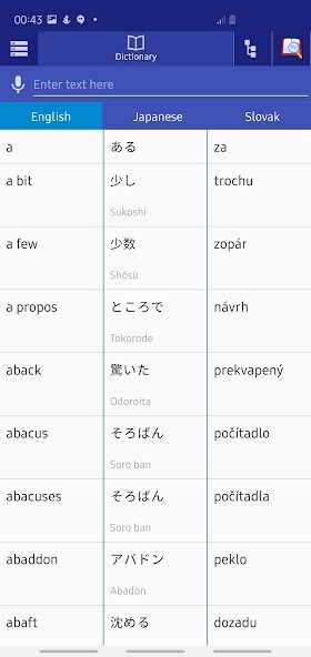 Run android online APK Japanese Slovak dictionary from MyAndroid or emulate Japanese Slovak dictionary using MyAndroid