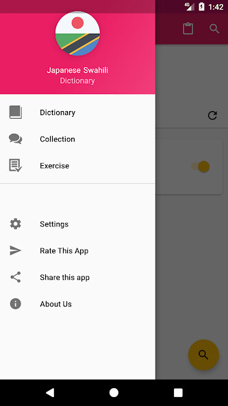 Run android online APK Japanese Swahili Dictionary from MyAndroid or emulate Japanese Swahili Dictionary using MyAndroid