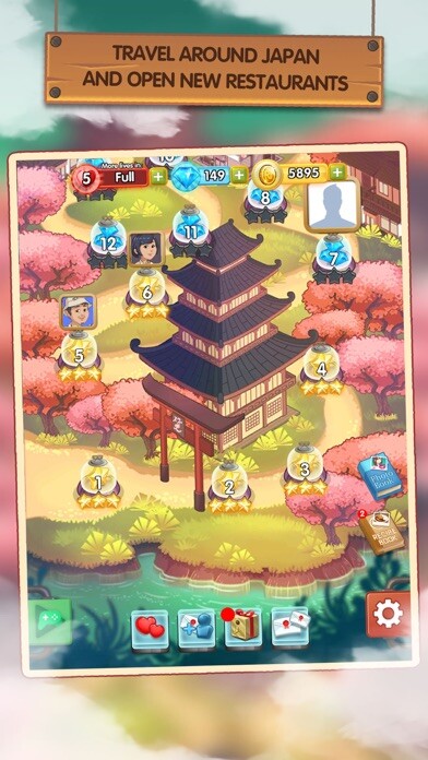 Emulate iPhone app Japan Food Chain using MyAndroid