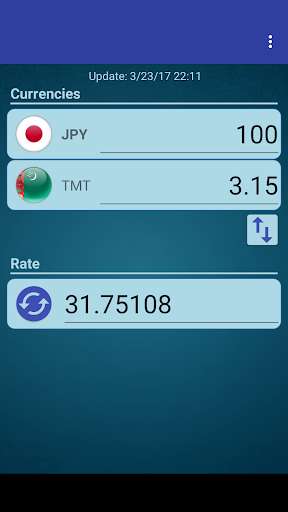 Run android online APK Japan Yen Turkmenistan N Manat from MyAndroid or emulate Japan Yen Turkmenistan N Manat using MyAndroid
