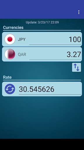 Run android online APK Japan Yen x Qatari Rial from MyAndroid or emulate Japan Yen x Qatari Rial using MyAndroid