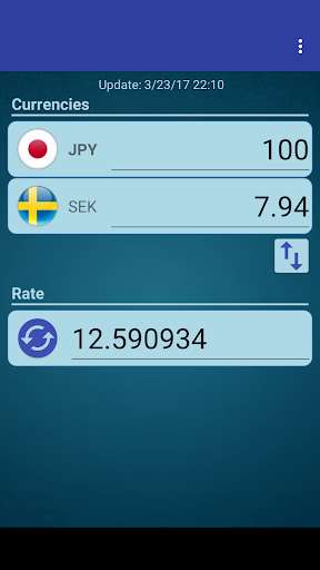 Run android online APK Japan Yen x Swedish Krona from MyAndroid or emulate Japan Yen x Swedish Krona using MyAndroid