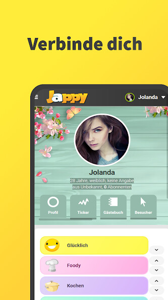 Run android online APK JAPPY from MyAndroid or emulate JAPPY using MyAndroid