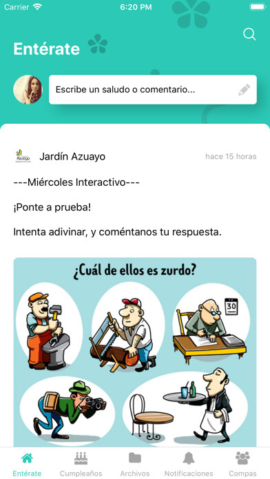 Emulate iPhone app Jardín Azuayo Intranet using MyAndroid Emulate iPhone app Jardín Azuayo Intranet using MyAndroid