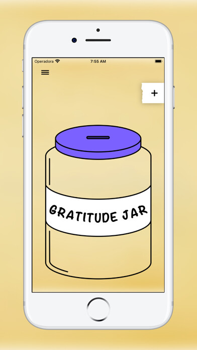 Emulate iPhone app Jar of Gratitude using MyAndroid