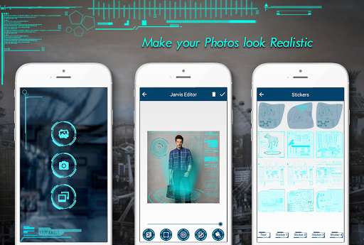 Emulate Android APK Jarvis Effect Photo Editor