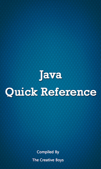 Run android online APK Java Quick Reference from MyAndroid or emulate Java Quick Reference using MyAndroid