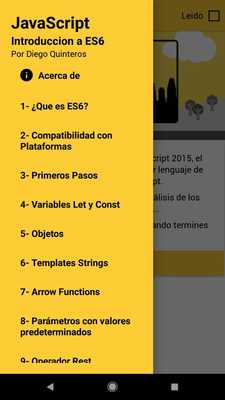 Emulate Android APK Javascript EcmaScript 6 -  Manual