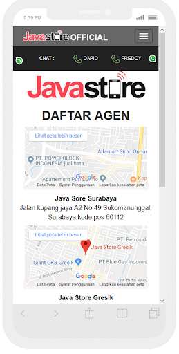 Run android online APK Java Store - Pusat Smartphone Original dan Aman from MyAndroid or emulate Java Store - Pusat Smartphone Original dan Aman using MyAndroid