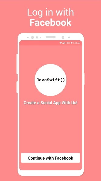 Run android online APK JavaSwift Social App from MyAndroid or emulate JavaSwift Social App using MyAndroid