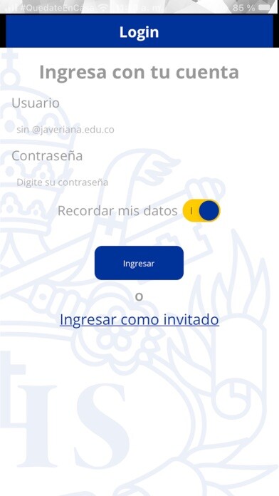 Emulate iPhone app Javemovil using MyAndroid