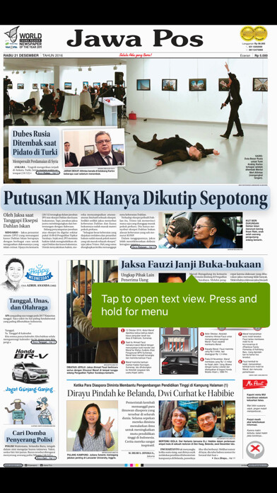Emulate iPhone app Jawa Pos E-Paper using MyAndroid Emulate iPhone app Jawa Pos E-Paper using MyAndroid