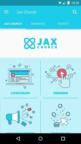 Emulate iPhone app Jax Church using MyAndroid Emulate iPhone app Jax Church using MyAndroid