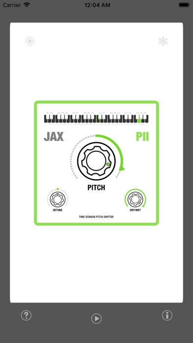 Emulate iPhone app JAX P2 - Pitch Shifter II using MyAndroid Emulate iPhone app JAX P2 - Pitch Shifter II using MyAndroid