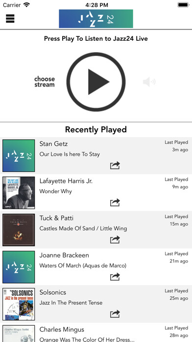 Emulate iPhone app Jazz24: Streaming Jazz 24/7 using MyAndroid Emulate iPhone app Jazz24: Streaming Jazz 24/7 using MyAndroid