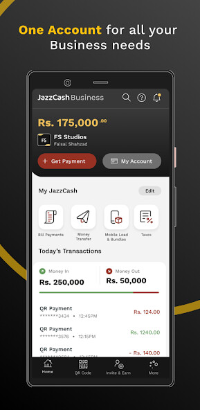 Run android online APK JazzCash Business -Track, Mana from MyAndroid or emulate JazzCash Business -Track, Mana using MyAndroid