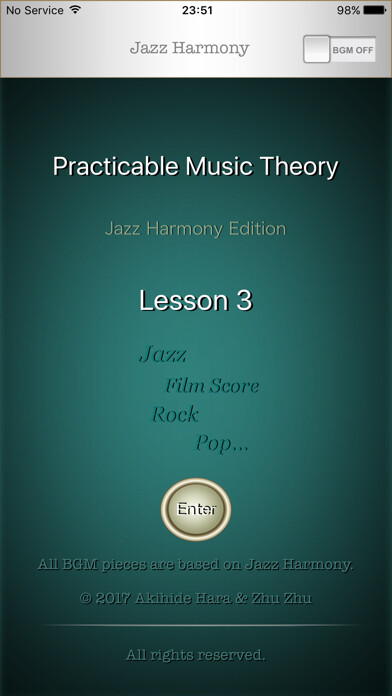 Emulate iPhone app Jazz Harmony Lesson 3 using MyAndroid Emulate iPhone app Jazz Harmony Lesson 3 using MyAndroid