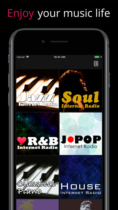 Emulate iPhone app Jazz Soul RnB Radio Maniac using MyAndroid