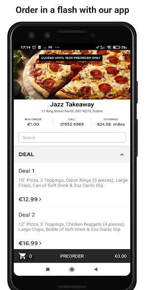 Run android online APK Jazz Takeaway from MyAndroid or emulate Jazz Takeaway using MyAndroid