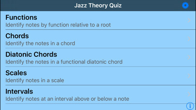 Emulate iPhone app Jazz Theory Quiz using MyAndroid Emulate iPhone app Jazz Theory Quiz using MyAndroid