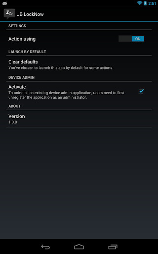 Emulate Android APK JB LockNow