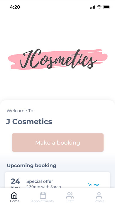 Emulate iPhone app J Cosmetics using MyAndroid Emulate iPhone app J Cosmetics using MyAndroid