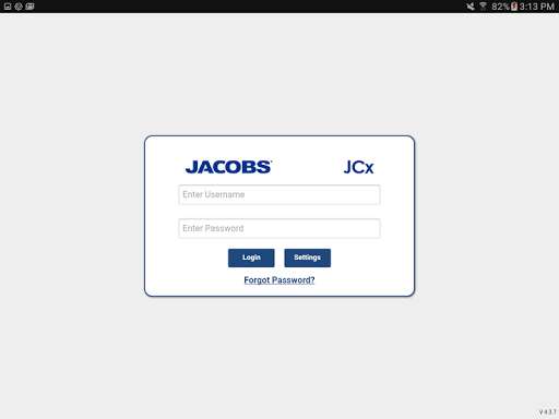 Emulate Android APK JCx - Jacobs Commissioning