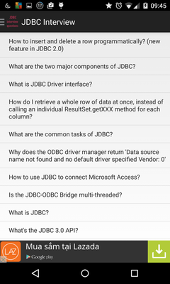 Emulate Android APK JDBC Interview questions Emulate Android APK JDBC Interview questions