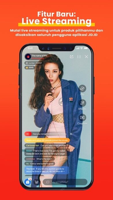 Emulate iPhone app JD Fans using MyAndroid