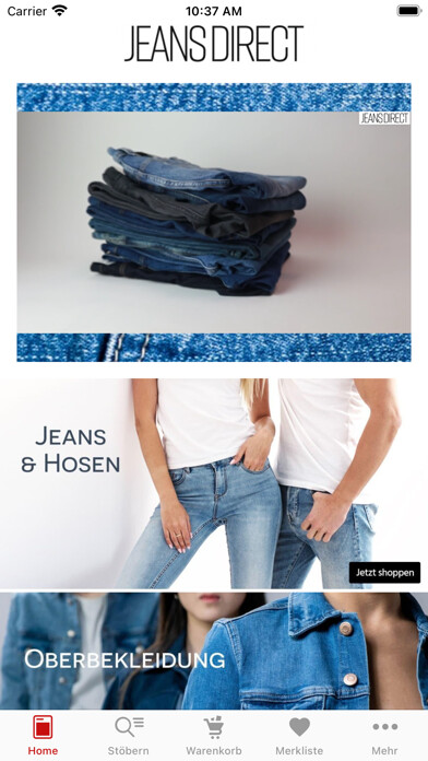 Emulate iPhone app jeans-direct using MyAndroid Emulate iPhone app jeans-direct using MyAndroid